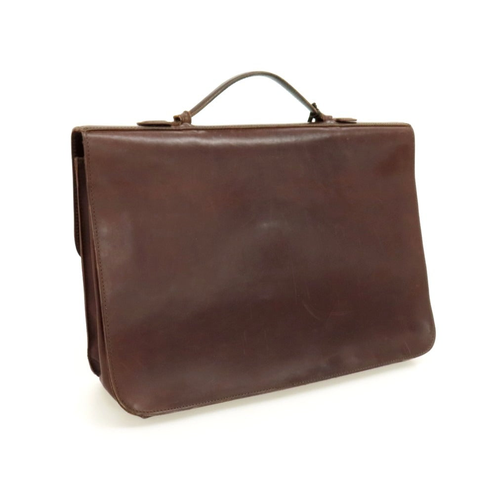 【中古】フェリージ Felisi 1934 レザー ブリーフケース ダークブラウン【 状態ランクC 】【 メンズ 】