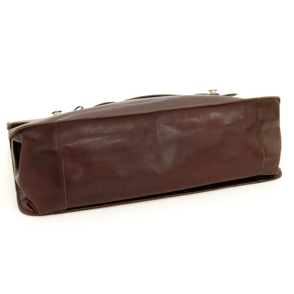 【中古】フェリージ Felisi 1934 レザー ブリーフケース ダークブラウン【 状態ランクC 】【 メンズ 】