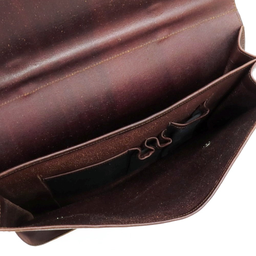 【中古】フェリージ Felisi 1934 レザー ブリーフケース ダークブラウン【 状態ランクC 】【 メンズ 】
