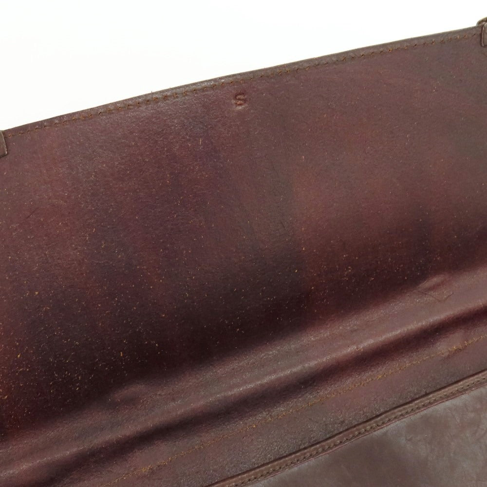 【中古】フェリージ Felisi 1934 レザー ブリーフケース ダークブラウン【 状態ランクC 】【 メンズ 】