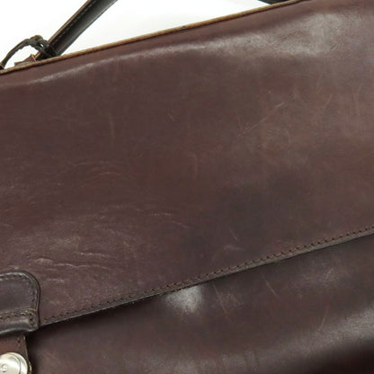 【中古】フェリージ Felisi 1934 レザー ブリーフケース ダークブラウン【 状態ランクC 】【 メンズ 】