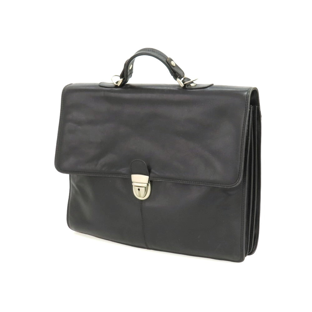 【中古】ラ バガジェリー LA BAGAGERIE 2way レザー ブリーフケース ブラック【 状態ランクD 】【 メンズ 】
