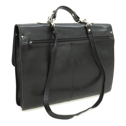 【中古】ラ バガジェリー LA BAGAGERIE 2way レザー ブリーフケース ブラック【 状態ランクD 】【 メンズ 】