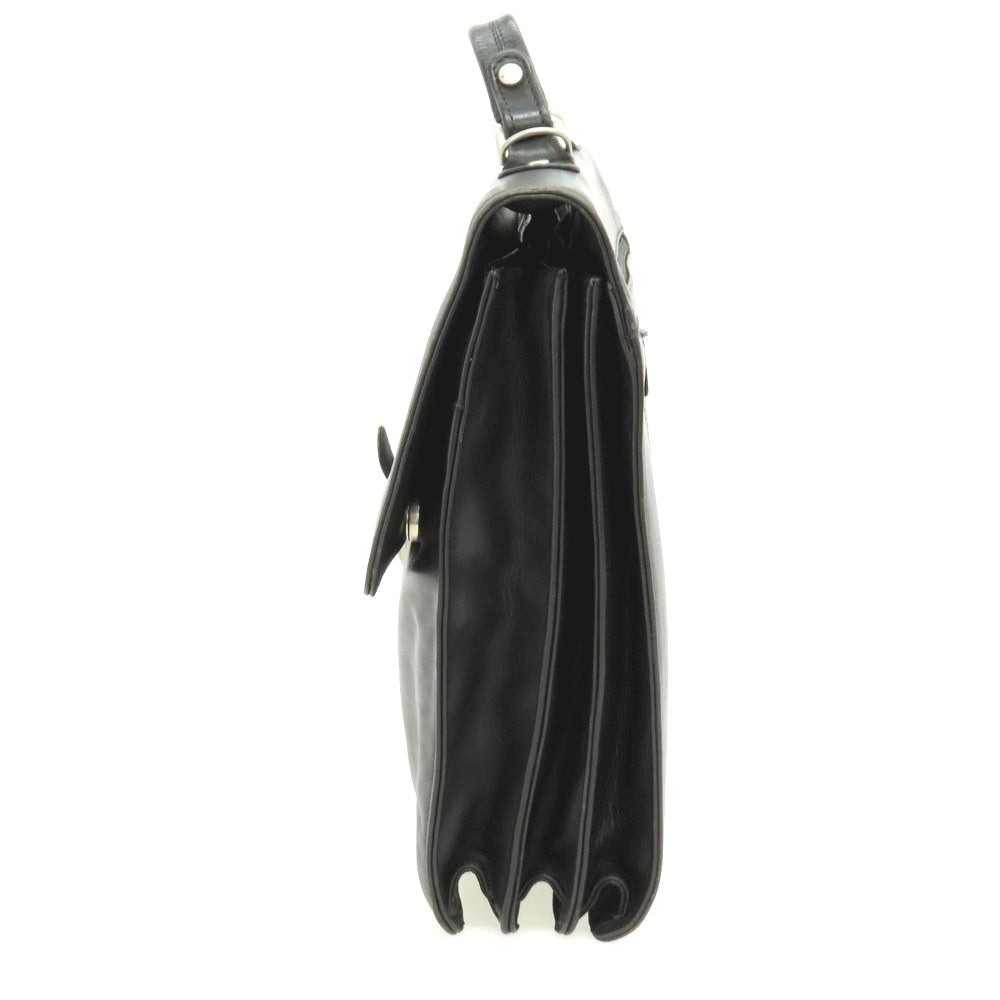 【中古】ラ バガジェリー LA BAGAGERIE 2way レザー ブリーフケース ブラック【 状態ランクD 】【 メンズ 】
