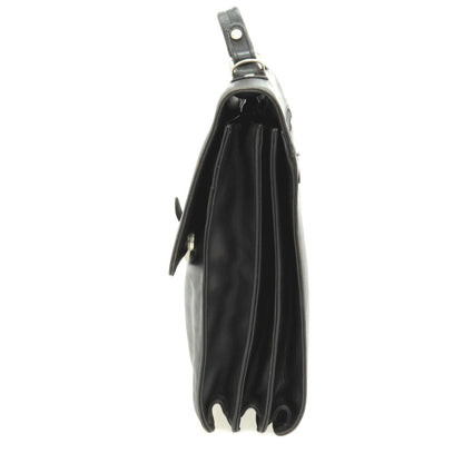 【中古】ラ バガジェリー LA BAGAGERIE 2way レザー ブリーフケース ブラック【 状態ランクD 】【 メンズ 】