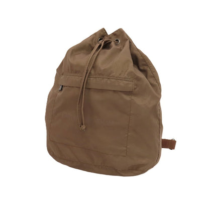 【中古】エンポリオ アルマーニ EMPORIO ARMANI ナイロン 巾着型 ドローストリングタイプ バックパック・リュック ブラウン【 状態ランクC 】【 メンズ 】