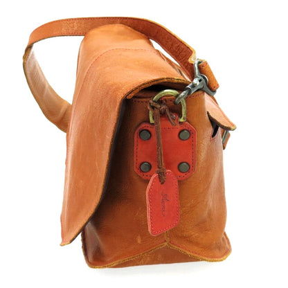 【中古】アクリュ Acru レザー カメラバッグ ショルダーバッグ キャメルブラウン【 状態ランクC 】【 メンズ 】