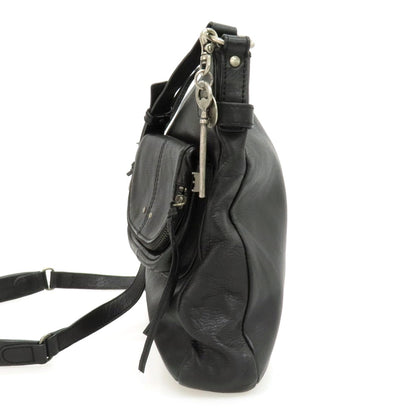 【中古】アート バーグ ART/BERG レザー ショルダーバッグ ブラック【 状態ランクC 】【 メンズ 】