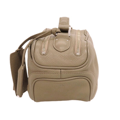 【中古】ペッレモルビダ PELLE MORBIDA シュリンクレザー メイデンボヤージュシリーズ セカンドバッグ グレージュ【 状態ランクC 】【 メンズ 】