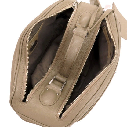 【中古】ペッレモルビダ PELLE MORBIDA シュリンクレザー メイデンボヤージュシリーズ セカンドバッグ グレージュ【 状態ランクC 】【 メンズ 】