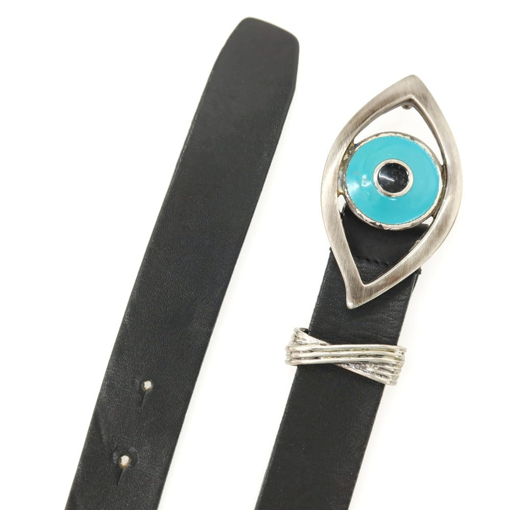 【中古】ジョルジオアルマーニ GIORGIO ARMANI レザー ベルト ブラック【 状態ランクC 】【 メンズ 】