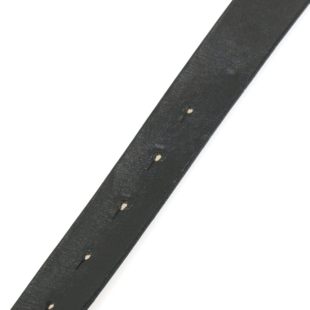 【中古】ジョルジオアルマーニ GIORGIO ARMANI レザー ベルト ブラック【 状態ランクC 】【 メンズ 】