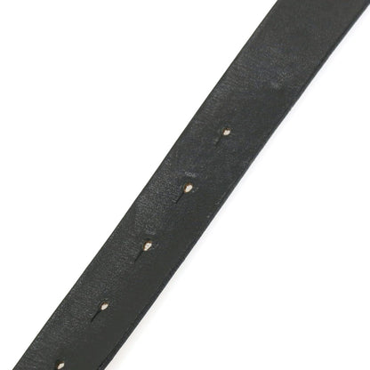 【中古】ジョルジオアルマーニ GIORGIO ARMANI レザー ベルト ブラック【 状態ランクC 】【 メンズ 】
