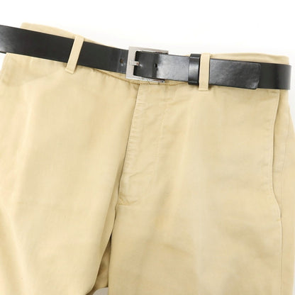 【中古】グッチ GUCCI レザー ベルト ブラックxシルバー【サイズ100/40】【 状態ランクC 】【 メンズ 】