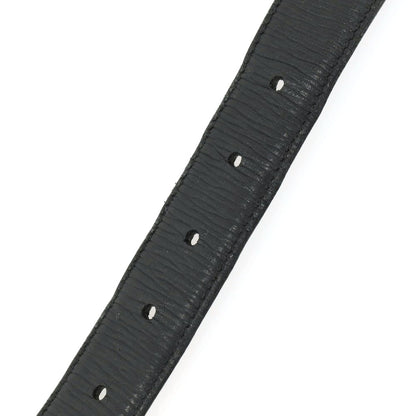 【中古】サルヴァトーレフェラガモ Salvatore Ferragamo リバーシブル レザー ベルト ブラックxシルバー【 状態ランクC 】【 メンズ 】