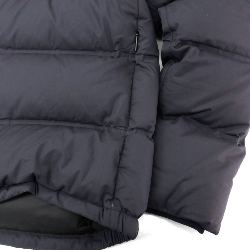 【中古】モノビ MONOBI DEFENSE DOWN JACKET フーデッド ダウンジャケット ネイビー【サイズS】【 状態ランクC 】【 メンズ 】