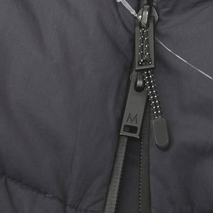 【中古】モノビ MONOBI DEFENSE DOWN JACKET フーデッド ダウンジャケット ネイビー【サイズS】【 状態ランクC 】【 メンズ 】