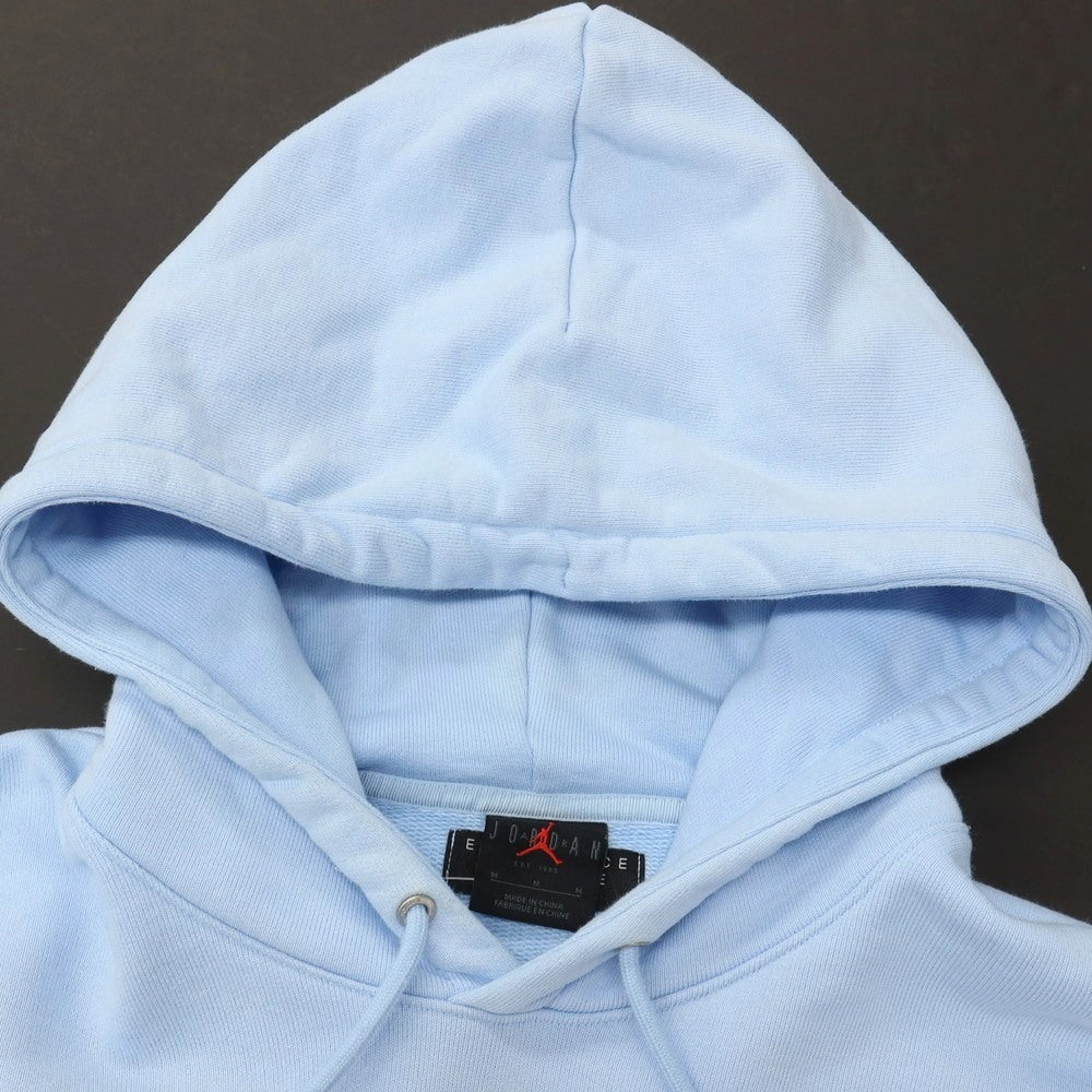 【中古】ナイキ NIKE AIR JORDAN コットン スウェット プルオーバー パーカー ライトブルー【サイズM】【 状態ランクD 】【 メンズ 】