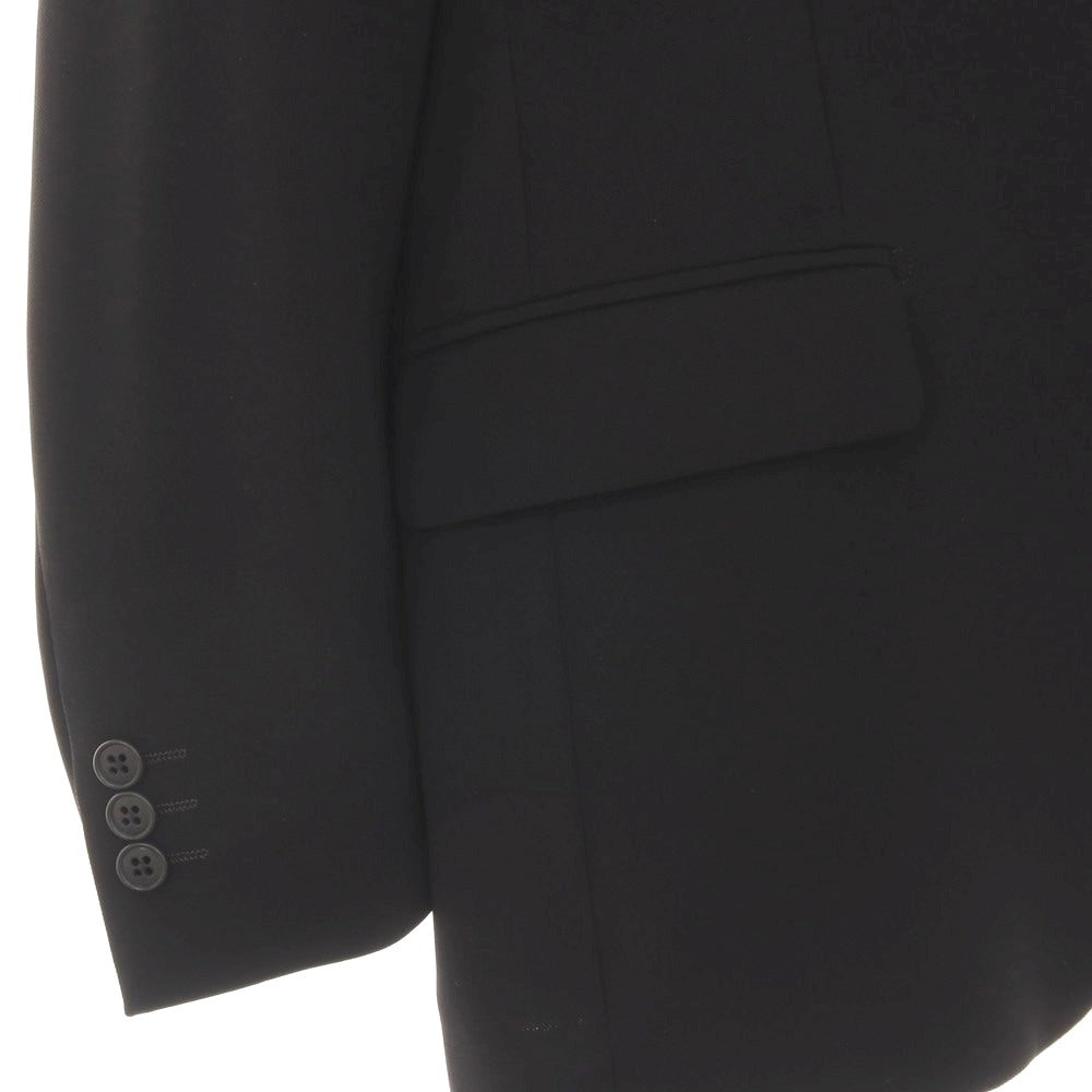 【中古】グリーンレーベルリラクシング green label relaxing ポリエステル 2つボタンスーツ ブラック【サイズL/L/XL】【 状態ランクB 】【 メンズ 】