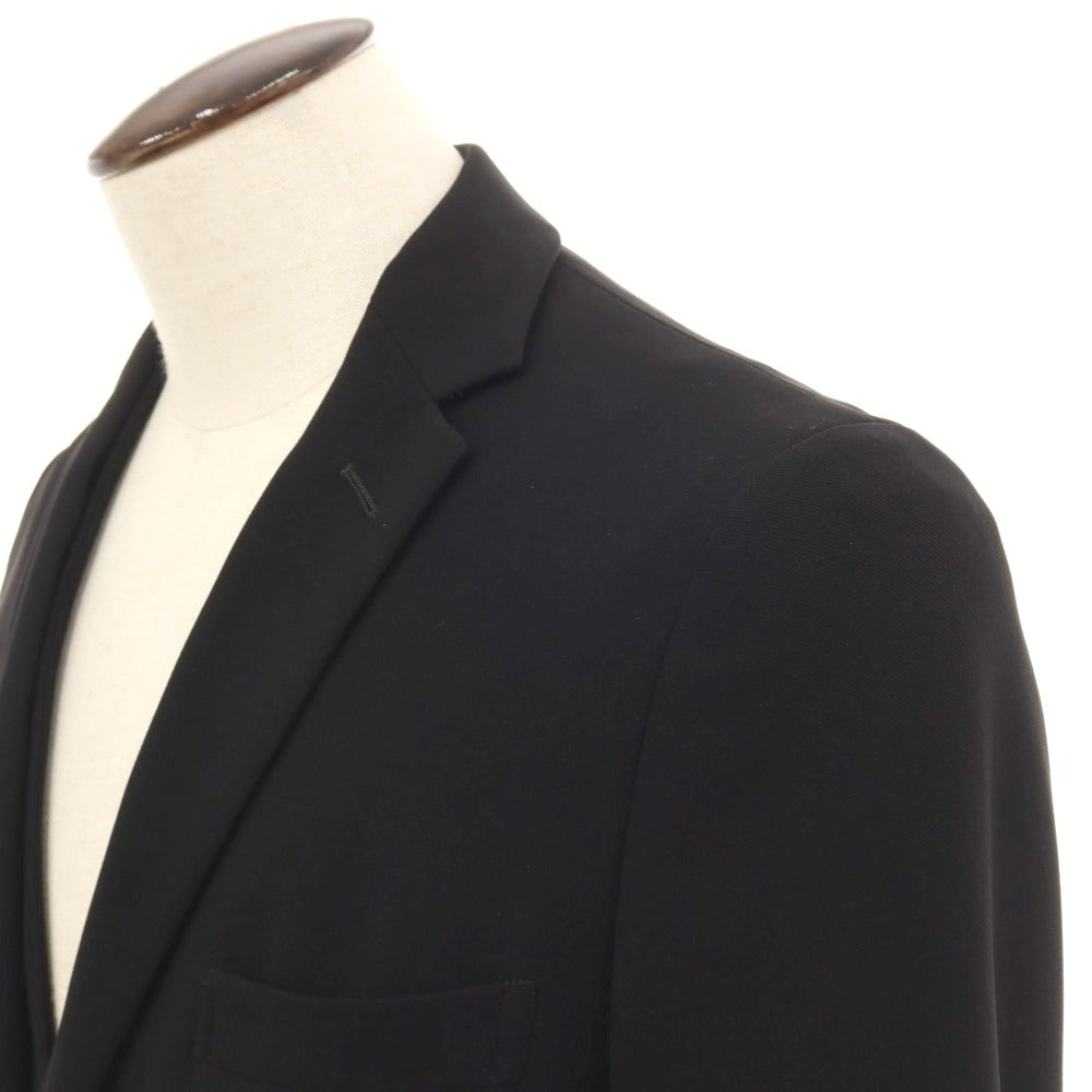 【中古】グリーンレーベルリラクシング green label relaxing ポリエステル 2つボタンスーツ ブラック【サイズL/L/XL】【 状態ランクB 】【 メンズ 】