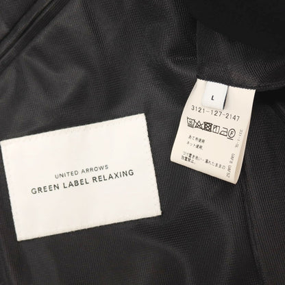 【中古】グリーンレーベルリラクシング green label relaxing ポリエステル 2つボタンスーツ ブラック【サイズL/L/XL】【 状態ランクB 】【 メンズ 】