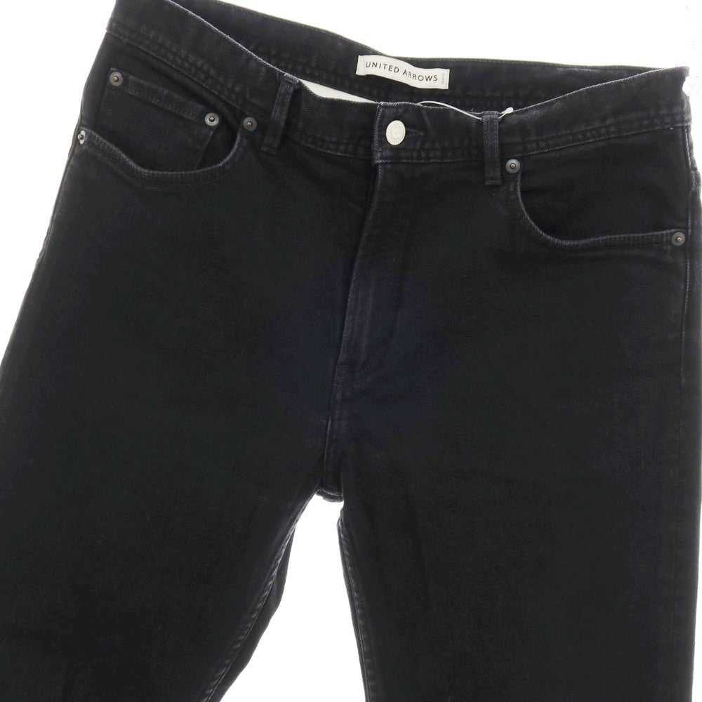 【中古】ユナイテッドアローズ UNITED ARROWS ストレッチ コットン デニムパンツ ブラック【サイズL】【 状態ランクB 】【 メンズ 】