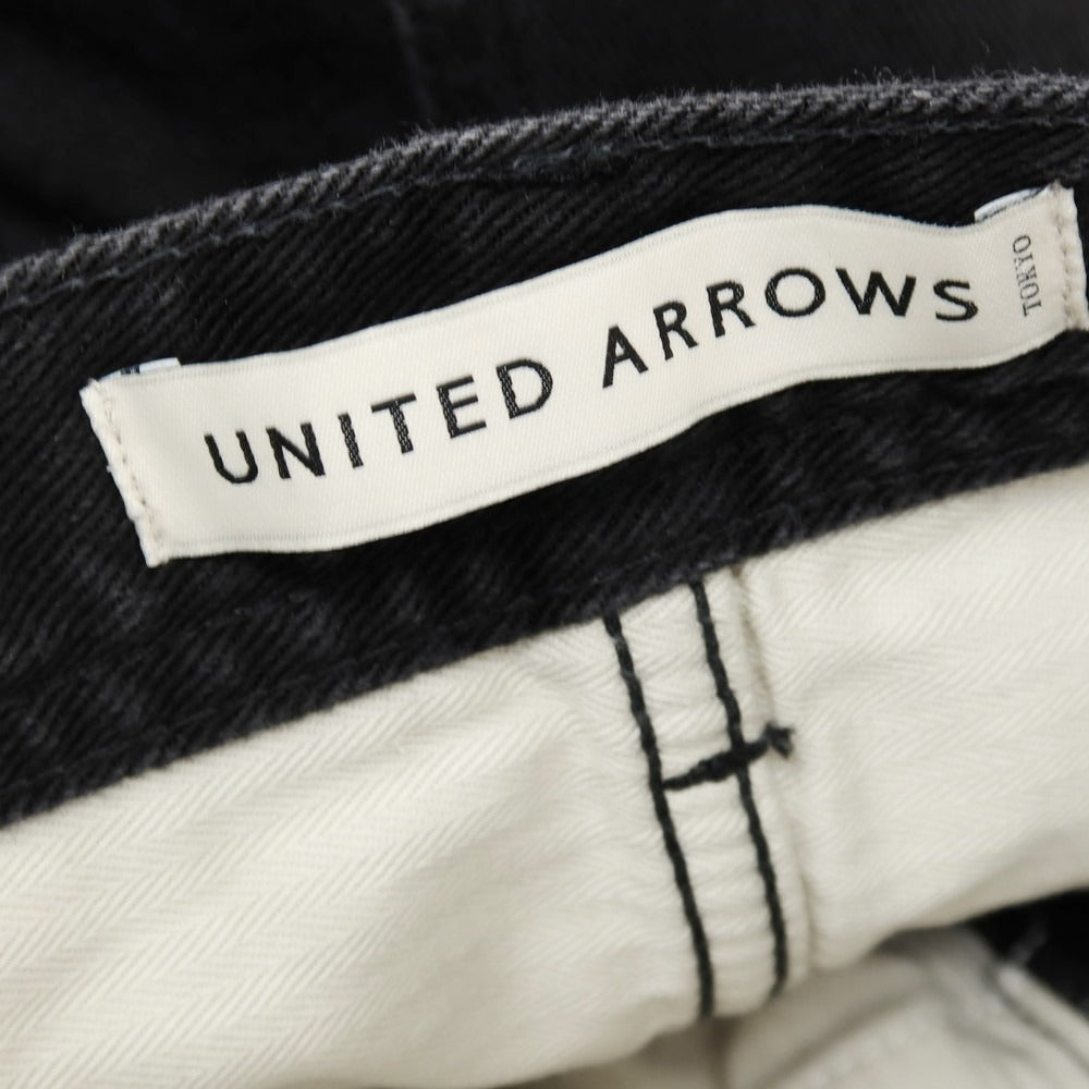 【中古】ユナイテッドアローズ UNITED ARROWS ストレッチ コットン デニムパンツ ブラック【サイズL】【 状態ランクB 】【 メンズ 】