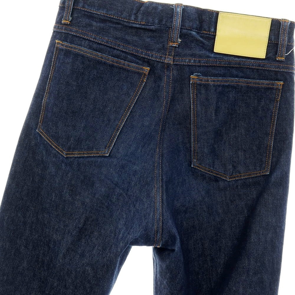 【中古】セブン バイ セブン SEVEN BY SEVEN コットン セミフレアシルエット デニムパンツ ジーンズ ネイビー【サイズM】【 状態ランクC 】【 メンズ 】