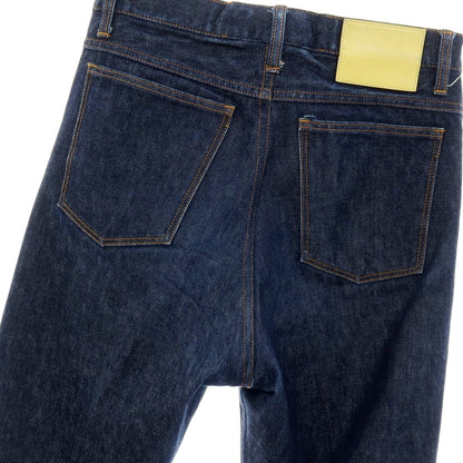 【中古】セブン バイ セブン SEVEN BY SEVEN コットン セミフレアシルエット デニムパンツ ジーンズ ネイビー【サイズM】【 状態ランクC 】【 メンズ 】