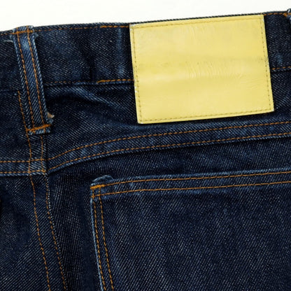 【中古】セブン バイ セブン SEVEN BY SEVEN コットン セミフレアシルエット デニムパンツ ジーンズ ネイビー【サイズM】【 状態ランクC 】【 メンズ 】
