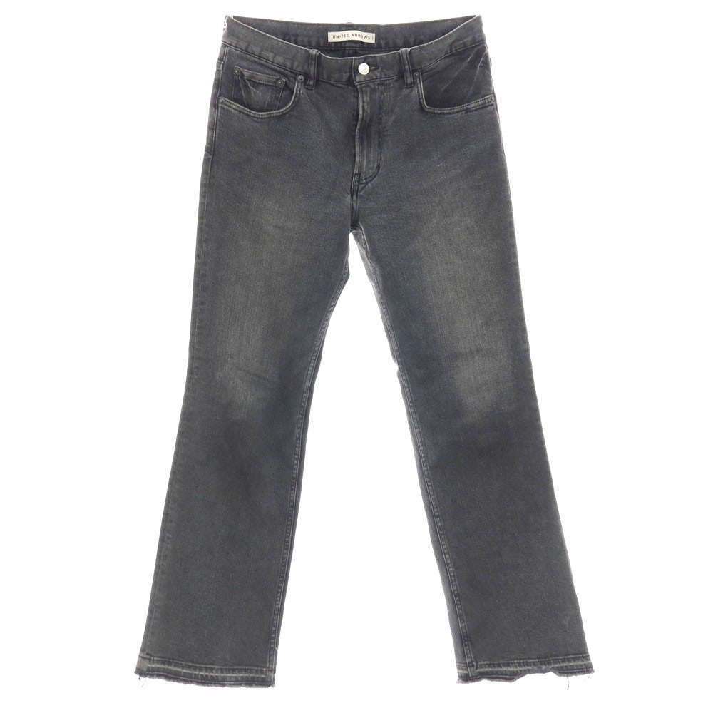 【中古】ユナイテッドアローズ UNITED ARROWS ストレッチ コットン デニムパンツ ジーンズ グレーブラック【サイズM】【 状態ランクC 】【 メンズ 】