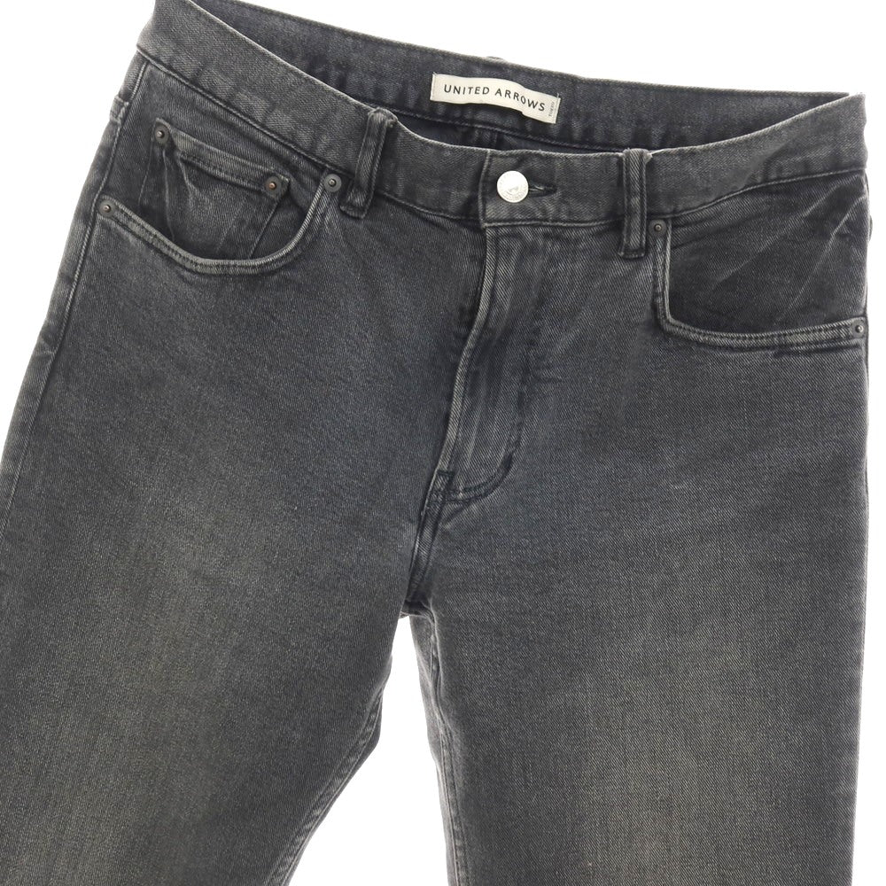 【中古】ユナイテッドアローズ UNITED ARROWS ストレッチ コットン デニムパンツ ジーンズ グレーブラック【サイズM】【 状態ランクC 】【 メンズ 】