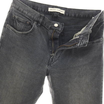 【中古】ユナイテッドアローズ UNITED ARROWS ストレッチ コットン デニムパンツ ジーンズ グレーブラック【サイズM】【 状態ランクC 】【 メンズ 】