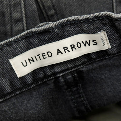 【中古】ユナイテッドアローズ UNITED ARROWS ストレッチ コットン デニムパンツ ジーンズ グレーブラック【サイズM】【 状態ランクC 】【 メンズ 】