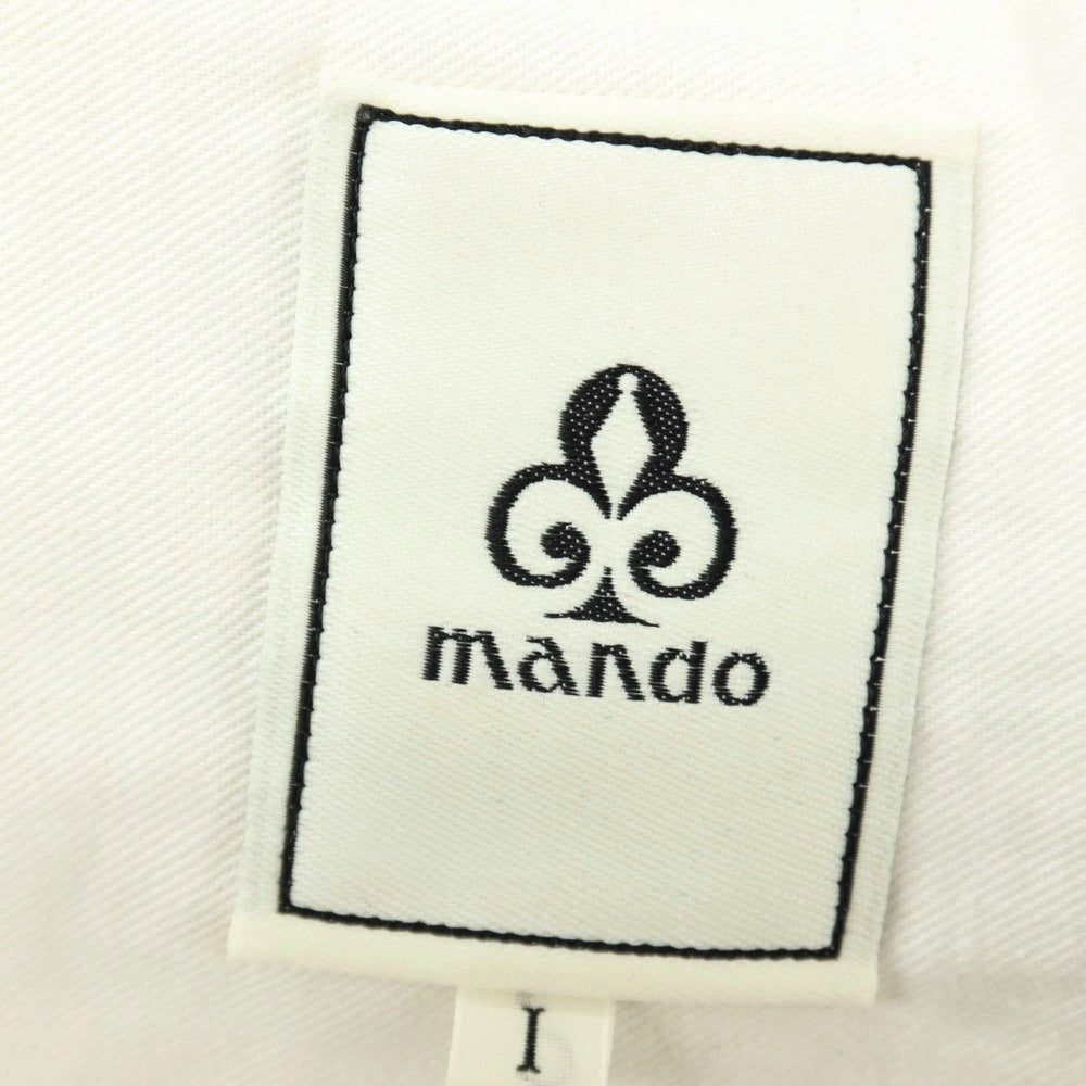 【中古】マンド Mando ウールナイロン カジュアルスラックスパンツ グレー【サイズ1】【 状態ランクD 】【 メンズ 】