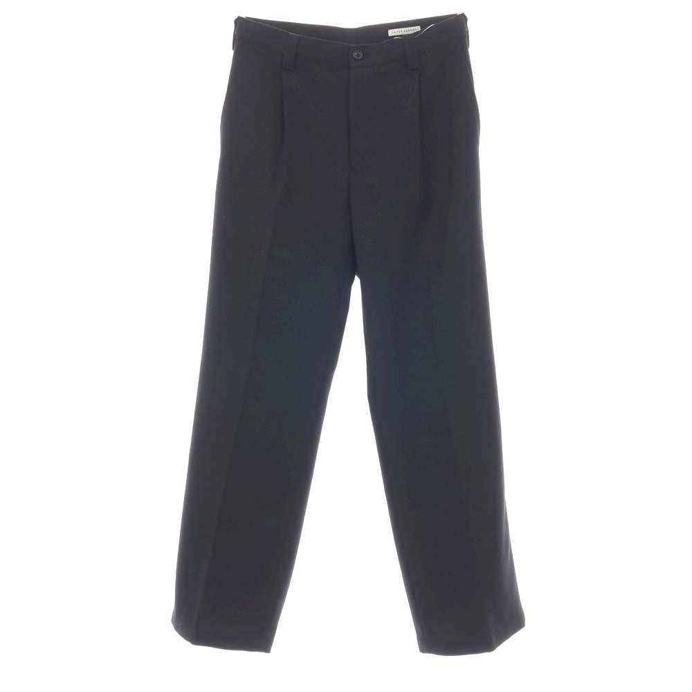 【中古】ユナイテッドアローズ UNITED ARROWS ポリエステルウール カジュアルスラックスパンツ ブラック【サイズS】【 状態ランクB 】【 メンズ 】