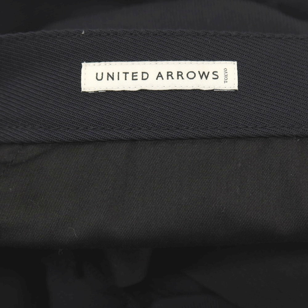 【中古】ユナイテッドアローズ UNITED ARROWS ポリエステルウール カジュアルスラックスパンツ ブラック【サイズS】【 状態ランクB 】【 メンズ 】
