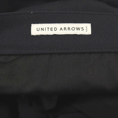 【中古】ユナイテッドアローズ UNITED ARROWS ポリエステルウール カジュアルスラックスパンツ ブラック【サイズS】【 状態ランクB 】【 メンズ 】