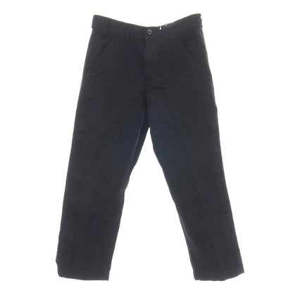 【中古】ブラックコムデギャルソン BLACK COMME des GARCONS ポリエステル 更紗 ジャカード カジュアルスラックスパンツ ブラック【サイズXXS】【 状態ランクB 】【 ユニセックス 】