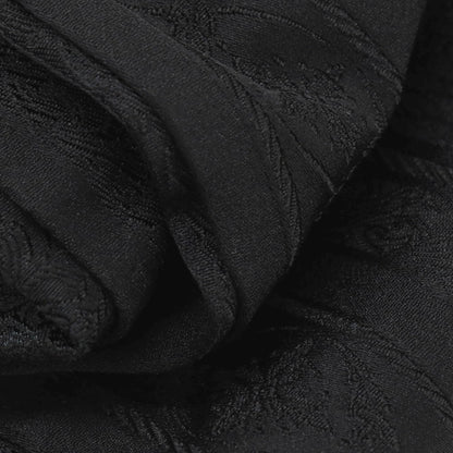 【中古】ブラックコムデギャルソン BLACK COMME des GARCONS ポリエステル 更紗 ジャカード カジュアルスラックスパンツ ブラック【サイズXXS】【 状態ランクB 】【 ユニセックス 】