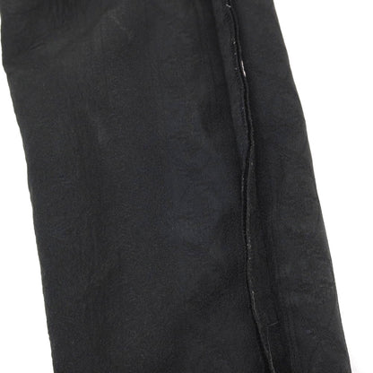 【中古】ブラックコムデギャルソン BLACK COMME des GARCONS ポリエステル 更紗 ジャカード カジュアルスラックスパンツ ブラック【サイズXXS】【 状態ランクB 】【 ユニセックス 】