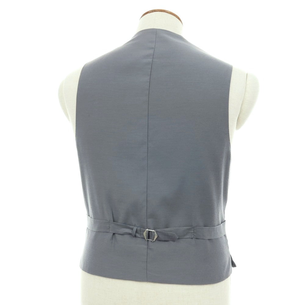 【中古】リングヂャケット RING JACKET ウールリネンシルク ドレス系ジレ ベスト グレー系【サイズ46】【 状態ランクB 】【 メンズ 】