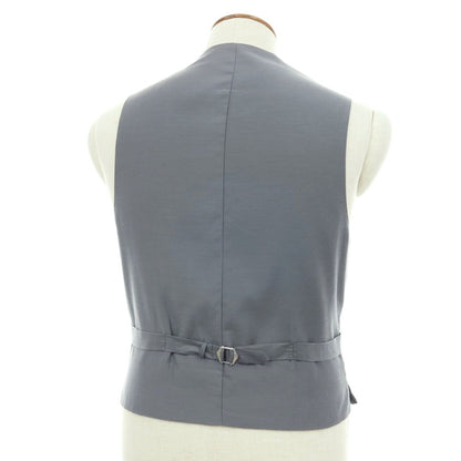【中古】リングヂャケット RING JACKET ウールリネンシルク ドレス系ジレ ベスト グレー系【サイズ46】【 状態ランクB 】【 メンズ 】