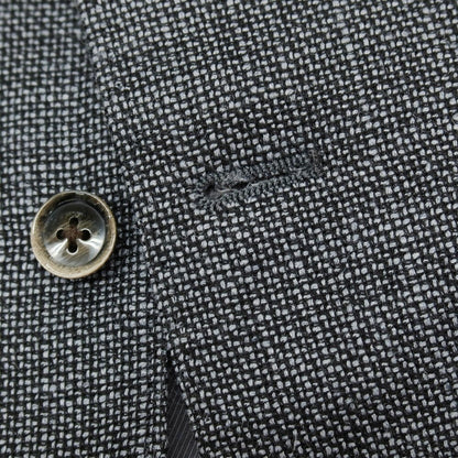 【中古】リングヂャケット RING JACKET ウールリネンシルク ドレス系ジレ ベスト グレー系【サイズ46】【 状態ランクB 】【 メンズ 】