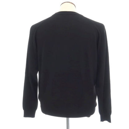 【中古】ビューティアンドユースユナイテッドアローズ BEAUTY&amp;YOUTH UNITED ARROWS ウール クルーネック プルオーバーニット ブラック【サイズL】【 状態ランクA 】【 メンズ 】