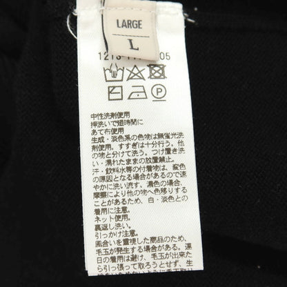 【中古】ビューティアンドユースユナイテッドアローズ BEAUTY&amp;YOUTH UNITED ARROWS ウール クルーネック プルオーバーニット ブラック【サイズL】【 状態ランクA 】【 メンズ 】