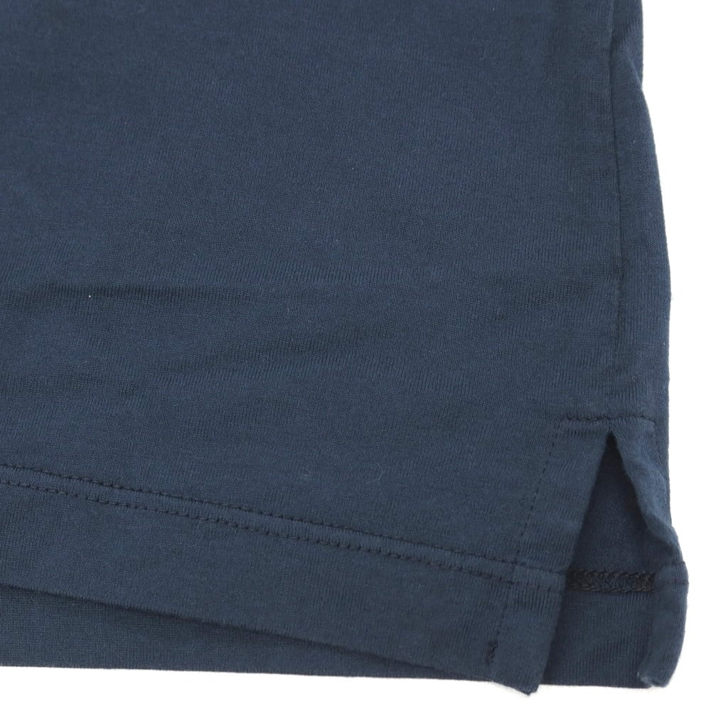 【中古】ジレリブルーニ Girelli Bruni コットン クルーネック 半袖Ｔシャツ ネイビー【サイズ48】【 状態ランクB 】【 メンズ 】