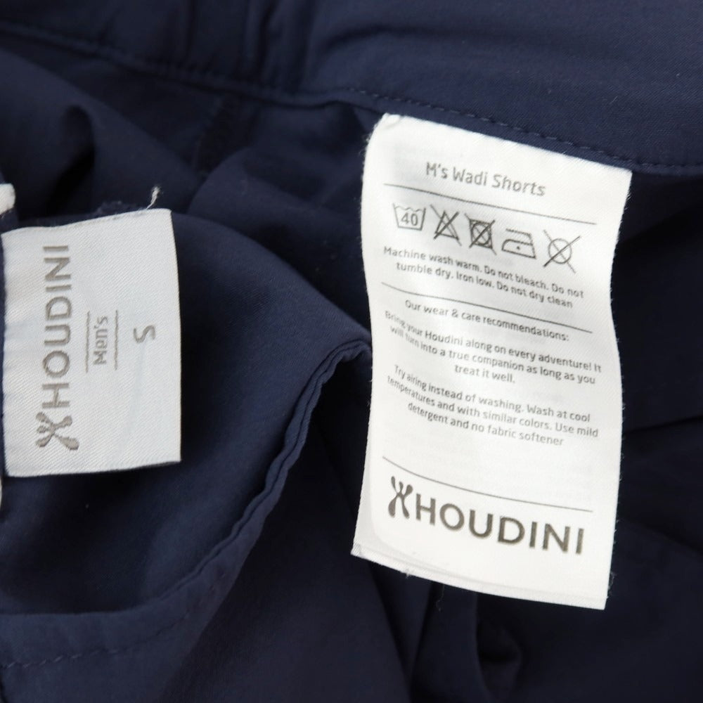 【中古】フーディニ HOUDINI ストレッチ ナイロン ショートパンツ ネイビー【サイズS】【 状態ランクB 】【 メンズ 】