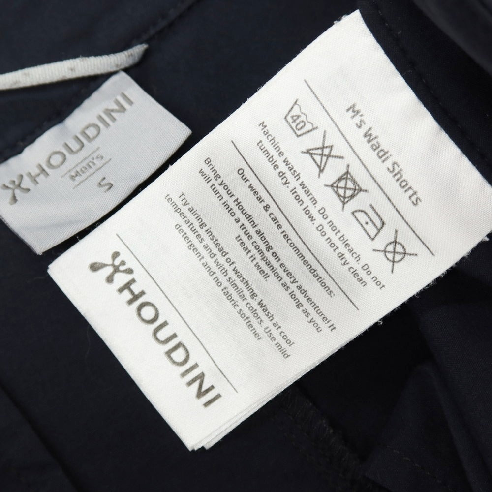 【中古】フーディニ HOUDINI ストレッチ ナイロン ショートパンツ ダークネイビー【サイズS】【 状態ランクB 】【 メンズ 】