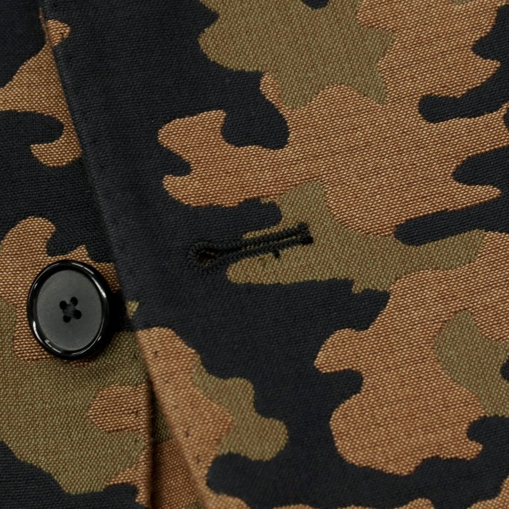 中古】タリアトーレ TAGLIATORE コットンシルク カモフラージュ 2B
